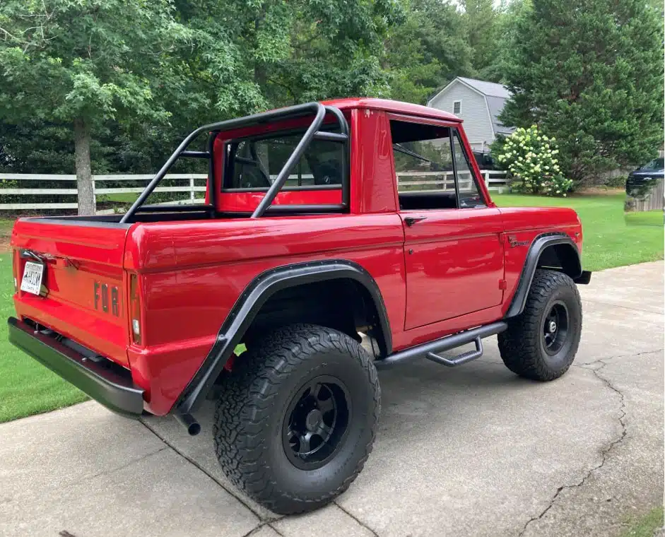 Half Cab Early Bronco with Krawlers Edge Sport Cage Roll Cage