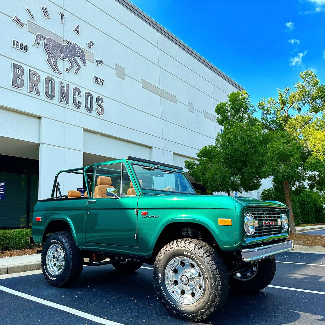 Are Classic Broncos Reliable? This Dark Jade Metallic Vintage Bronco is for sure