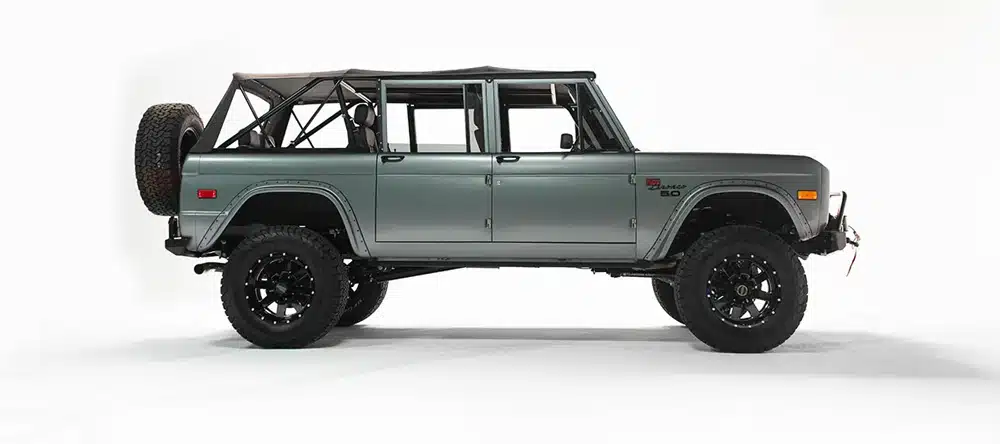 Vintage 4 Door Bronco with a Custom Kincer Chassis