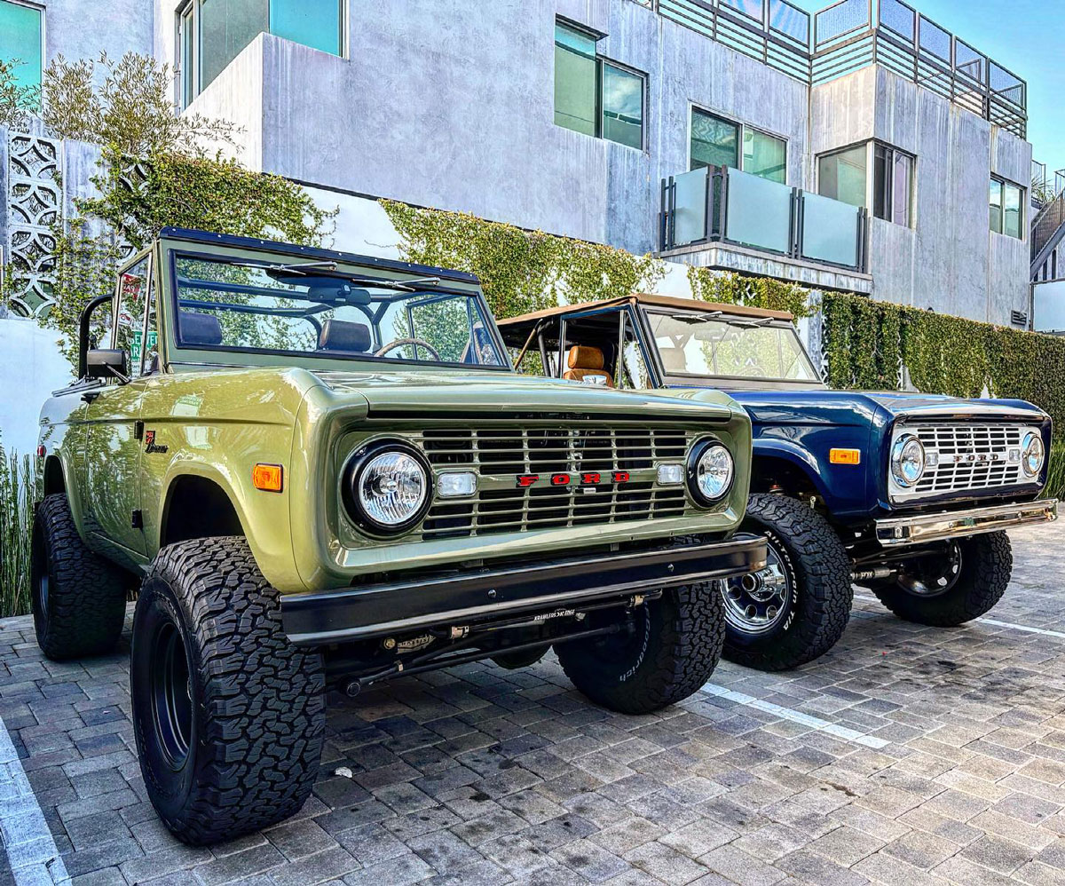 10 Things to Look For When Buying a Classic Ford Bronco - Sherwood Green and Midnight Blue Vintage Broncos