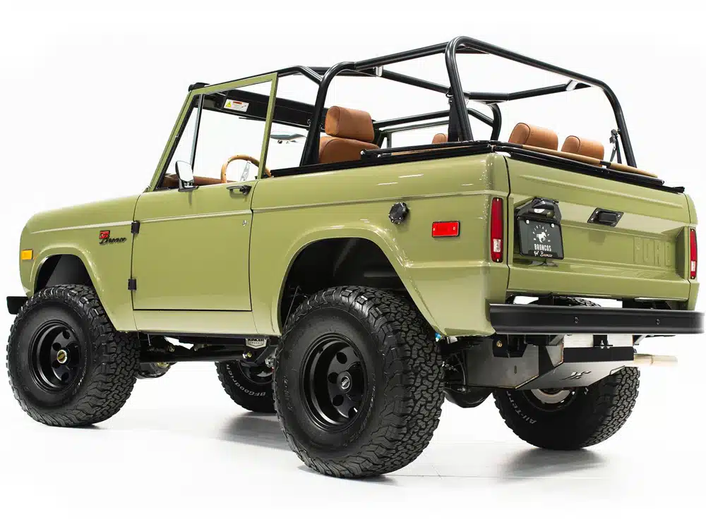 Choice of wheel and tire size can affect the weight of your Bronco
