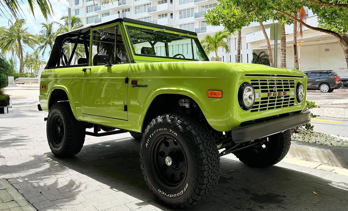 Ford Bronco Colors to Make Your Bronco Pop - Grabber Lime Early Bronco from Vintage Broncos