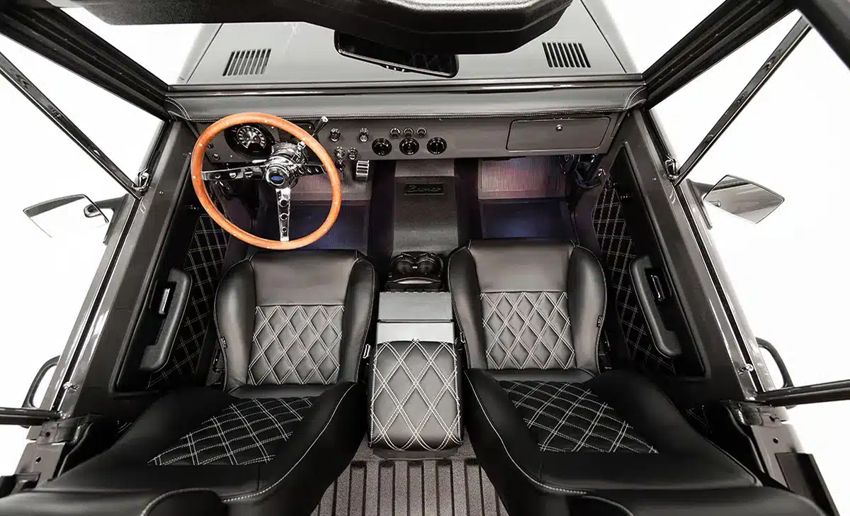 Interior of Lead Foot Gray Early Bronco