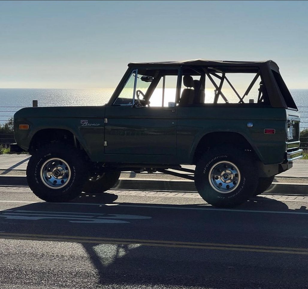 Pacific Ocean Sunsets are Better in a Classic Bronco Restomod