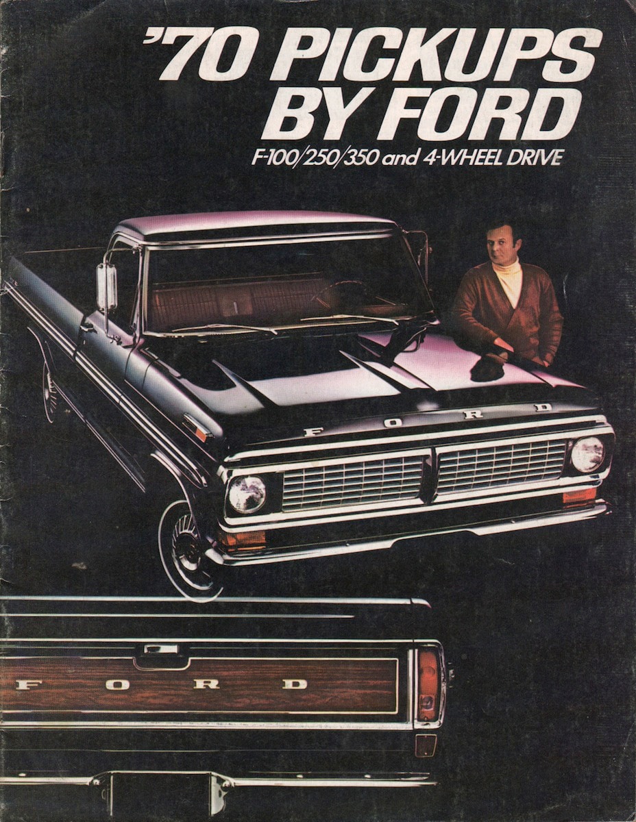 70s Ford Pickup Trucks Brochure Cover