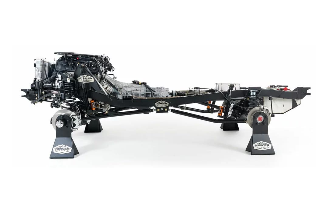 <br />
ChatGPT<br />
Kincer Chassis Builder Series Early Bronco Chassis